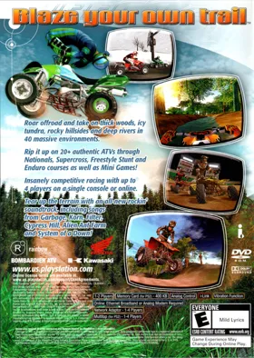 ATV Offroad Fury 2 box cover back